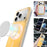 For iPhone 17 Pro Max Case Compatible with MagSafe Neon Gradient TPU+PC Shockproof Phone Cover - Gold - 3