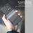 For Samsung Galaxy A37 5G Case Card Slot View Window Gradient Color Checkered Pattern Leather Phone Cover - Black - 5