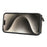 For iPhone 15 Pro Max Zipper Wallet Case Litchi Texture Leather Back Phone Cover with Metal Ring Holder - Black - 5