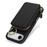 For iPhone Air Zipper Wallet Case Litchi Texture Leather Back Phone Cover with Metal Ring Holder - Black - 4
