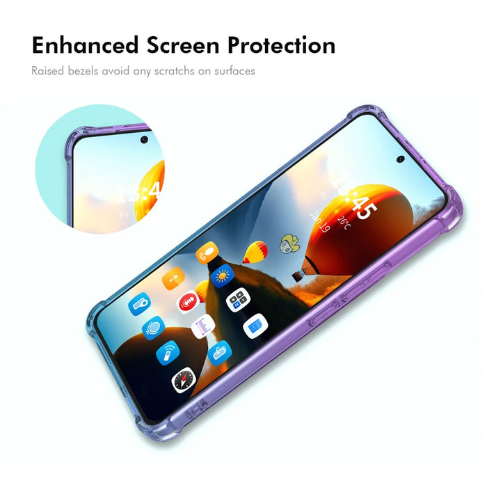 ENKAY for Nothing Phone (4a) Pro TPU Case   Thickened Four Corner Drop-proof Phone Back Cover - Purple / Blue - 3