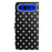 For Google Pixel 11 Pro XL Leather Case Polka Dot Pattern Wallet Stand Folio Phone Cover - Black - 2
