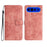 For Google Pixel 11 Pro Case Butterfly Design Flip Wallet Leather Phone Cover Skin-Touch - Pink - 1
