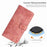 For Google Pixel 11 Pro Case Butterfly Design Flip Wallet Leather Phone Cover Skin-Touch - Pink - 6