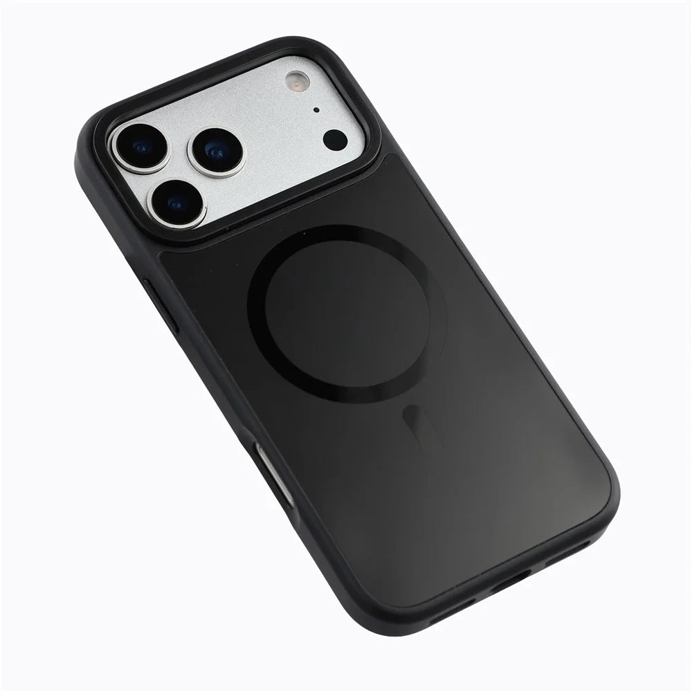 X-LEVEL for iPhone 17 Pro Magnetic Case Ultra Slim PC TPU Phone Cover - Black - 7