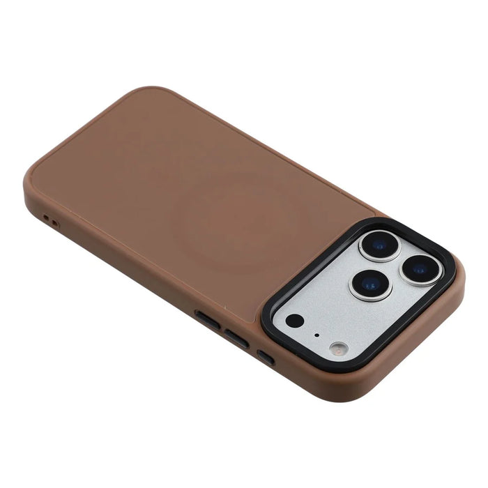 X-LEVEL for iPhone 17 Pro Max Magnetic Case Ultra Slim PC TPU Phone Cover - Brown - 5
