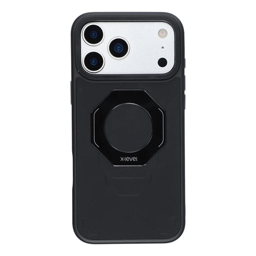 X-LEVEL for iPhone 17 Pro Magnetic Case TPU PC Shockproof Cover Compatible with MagSafe - Black - 1