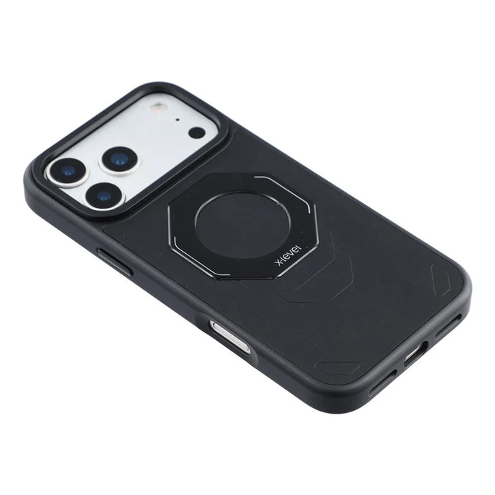 X-LEVEL for iPhone 17 Pro Magnetic Case TPU PC Shockproof Cover Compatible with MagSafe - Black - 4