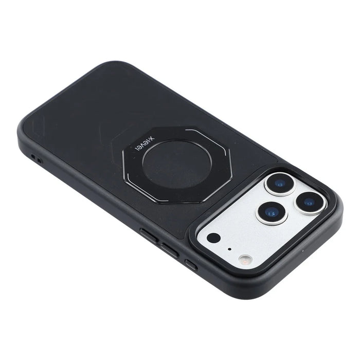 X-LEVEL for iPhone 17 Pro Magnetic Case TPU PC Shockproof Cover Compatible with MagSafe - Black - 5