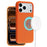 X-LEVEL For iPhone 17 Pro Max Case Compatible with MagSafe Tech Fabric Coated TPU + PC Phone Cover - Orange - 1