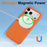 X-LEVEL For iPhone 17 Pro Max Case Compatible with MagSafe Tech Fabric Coated TPU + PC Phone Cover - Orange - 2