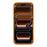 X-LEVEL for iPhone 17 Pro Magnetic Case Tech Fabric Coated TPU + PC Protective Phone Cover - Orange - 2