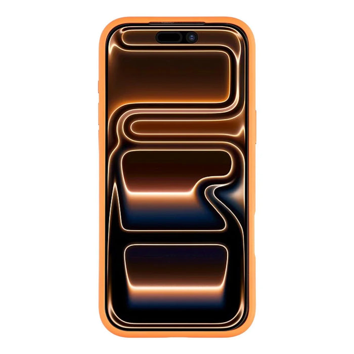 X-LEVEL for iPhone 17 Pro Magnetic Case Tech Fabric Coated TPU + PC Protective Phone Cover - Orange - 2