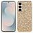 For Samsung Galaxy A37 5G Case Electroplating TPU + PC Sparkling Glitter Phone Back Cover - Gold - 1