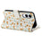 For Samsung Galaxy S25 Edge Leather Case with Wrist Strap   /   Shoulder Strap Rhombic Floral Pattern Zipper Wallet Phone Cover - A3 - 5