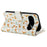 Leather Case For Google Pixel 10  /  10 Pro  /  9  /  9 Pro Rhombic Floral Pattern Zipper Wallet Phone Cover with Wrist Strap   /   Shoulder Strap - A3 - 5