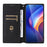 For TCL K70 5G Case Wallet Rhombus Imprinted PU Leather Phone Cover - Black - 2