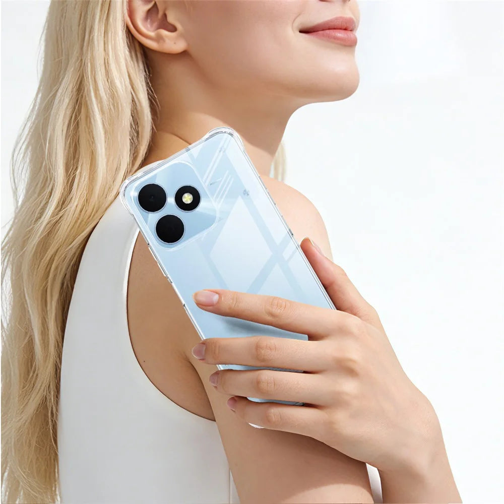 IMAK For Realme Note 80 4G Case TPU Phone Cover Airbag Shockproof Protection - Transparent - 5