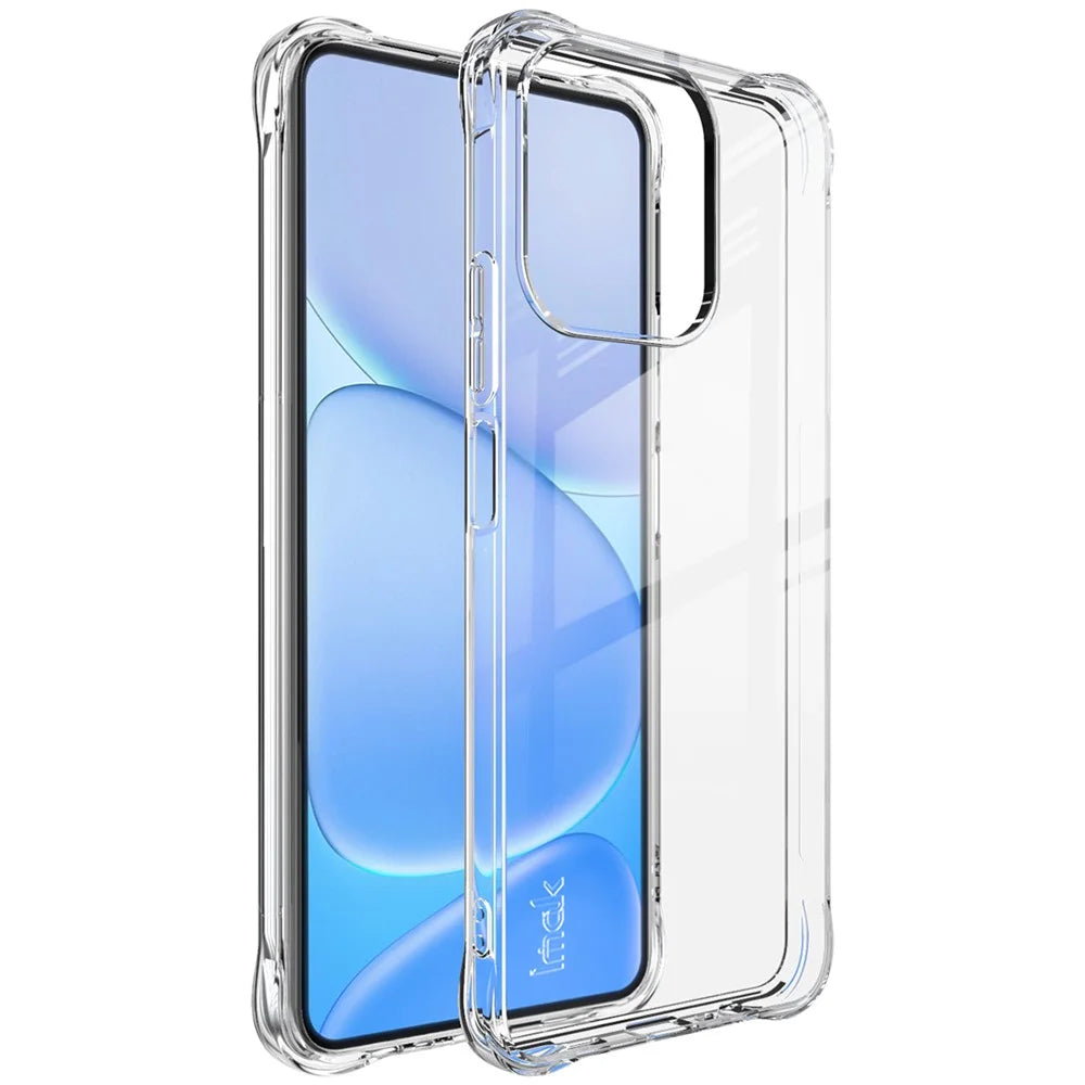 IMAK For Realme Note 70T 4G Case TPU Phone Cover Airbag Shockproof Protection - Transparent - 1