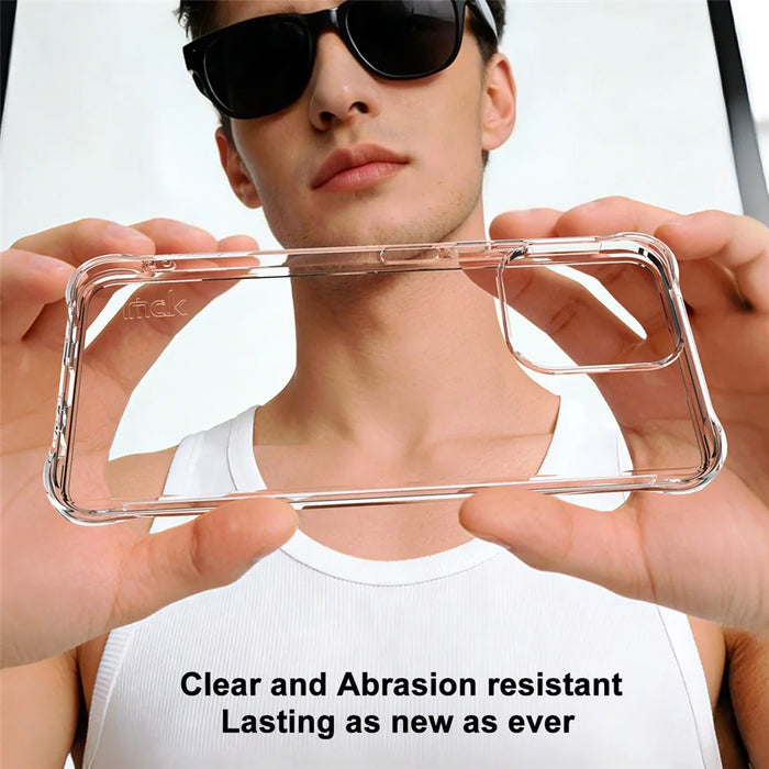 IMAK For Realme Note 70T 4G Case TPU Phone Cover Airbag Shockproof Protection - Transparent - 4
