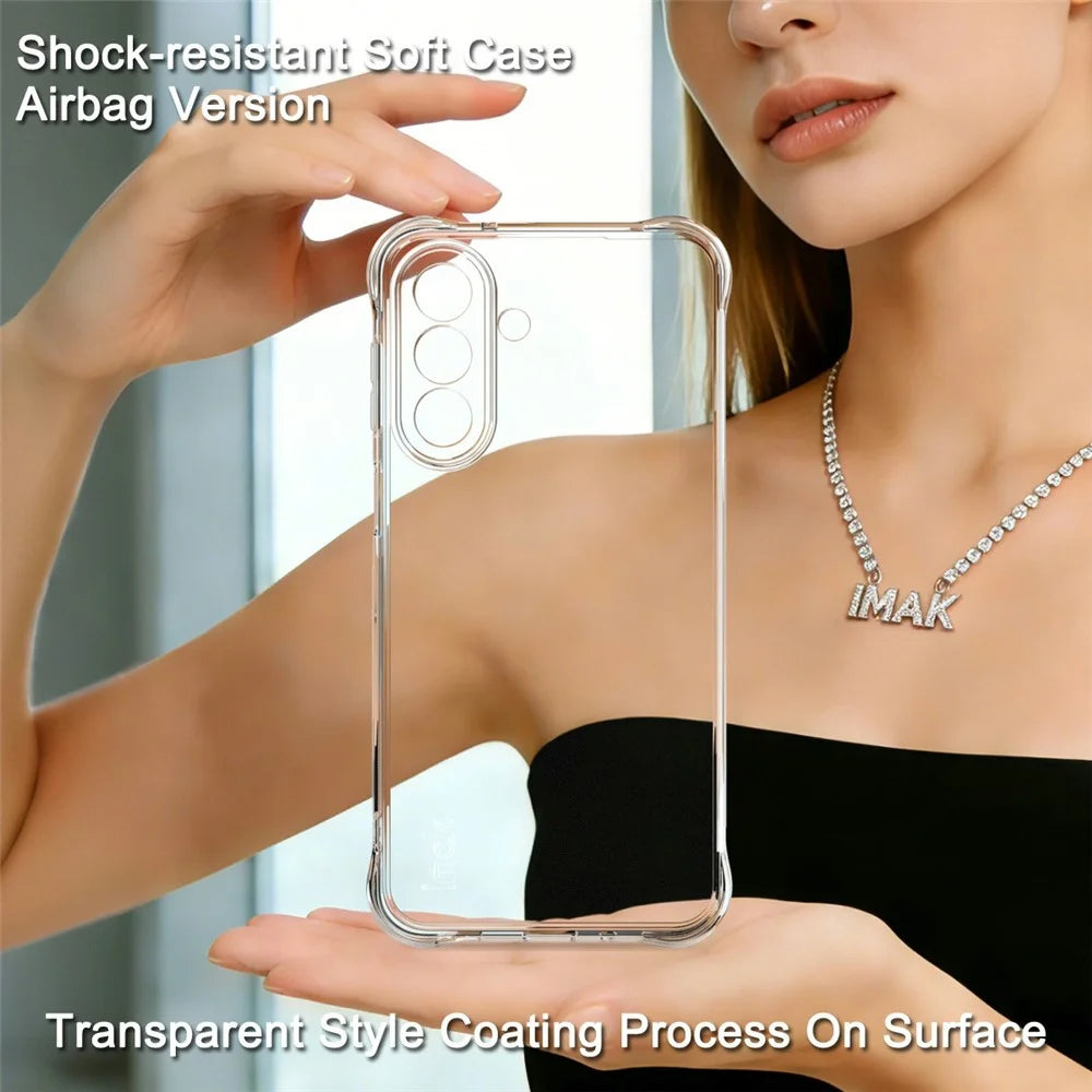 IMAK For Samsung Galaxy M47 5G / A27 5G Case TPU Phone Cover Airbag Shockproof Protection - Transparent - 3
