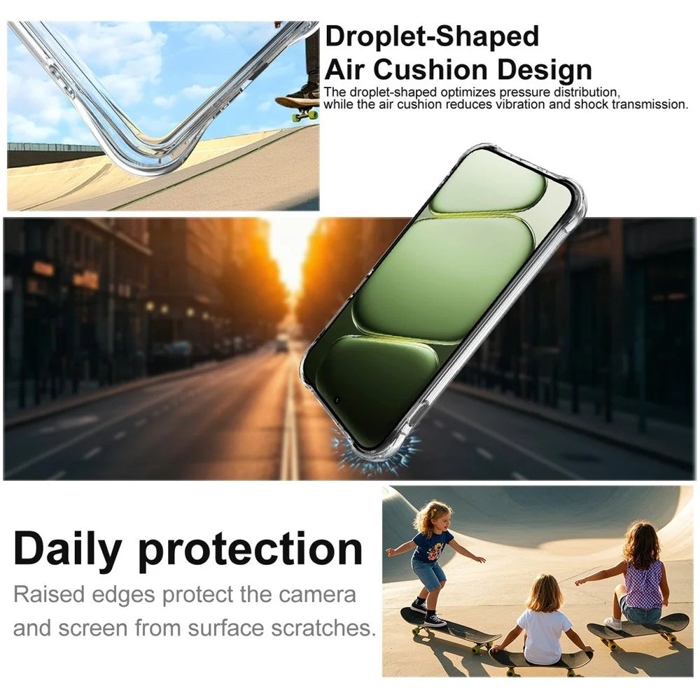IMAK For OnePlus Nord 6 5G Case TPU Phone Cover Airbag Shockproof Protection - Transparent - 6