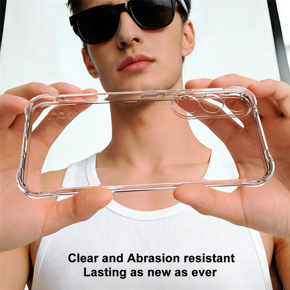 IMAK For vivo V70 FE 5G Case TPU Phone Cover Airbag Shockproof Protection - Transparent - 4