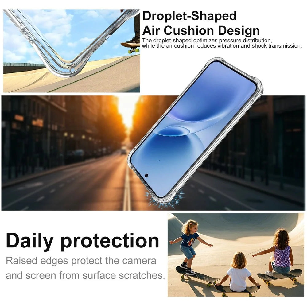 IMAK For vivo V70 FE 5G Case TPU Phone Cover Airbag Shockproof Protection - Transparent - 6
