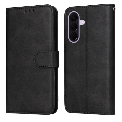 For Samsung Galaxy A27 5G Case Wallet PU Leather Folio Flip Phone Cover - Black - 1