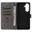 For Samsung Galaxy A27 5G Case Wallet RFID Blocking PU Leather Phone Cover Stand with Strap - Black - 3