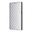 For Samsung Galaxy A27 5G Case Wallet Rhombus Imprinted PU Leather Phone Cover - Silver - 6