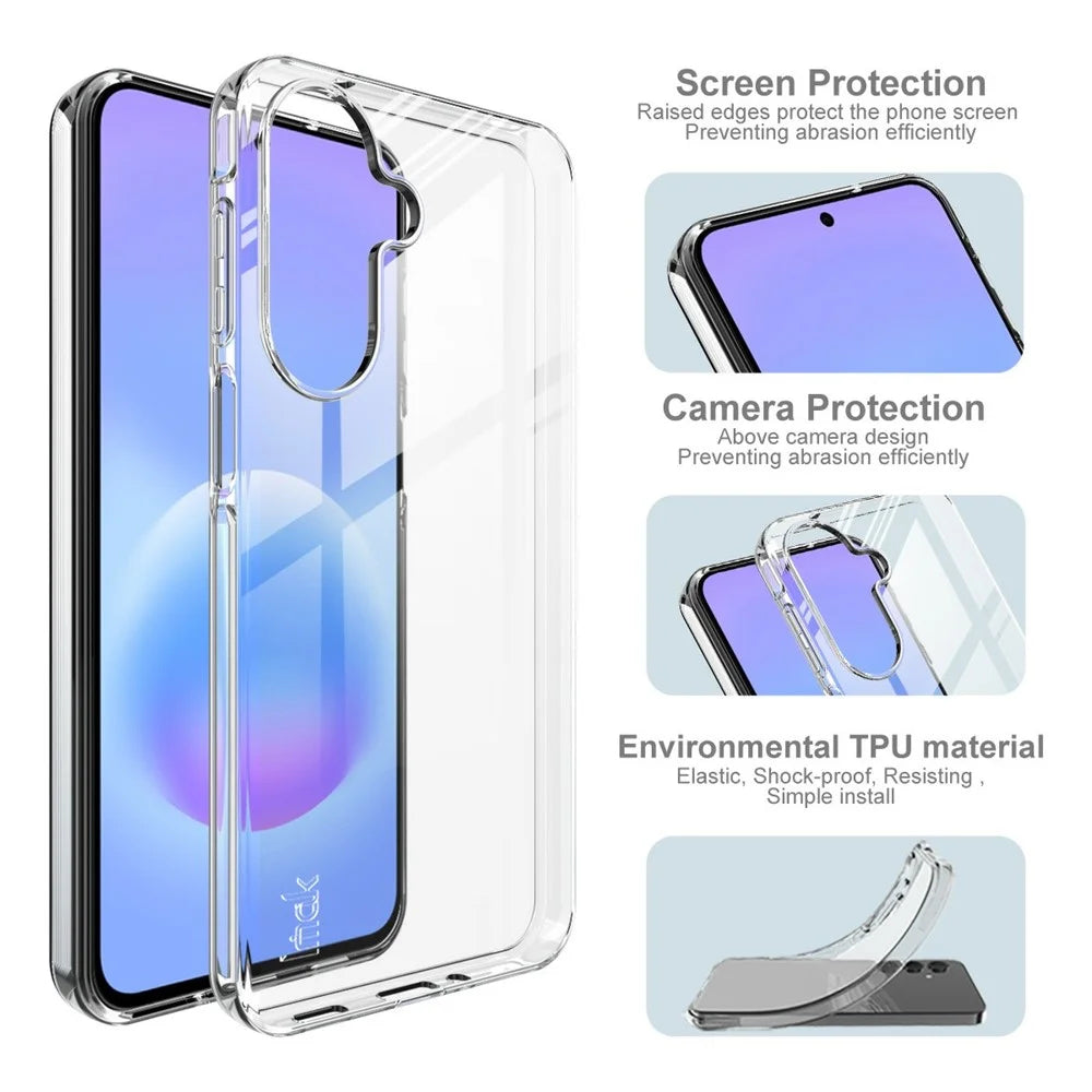 IMAK UX-10 Series For Samsung Galaxy M47 5G / A27 5G Phone Case Soft TPU Mobile Back Cover - Transparent - 6