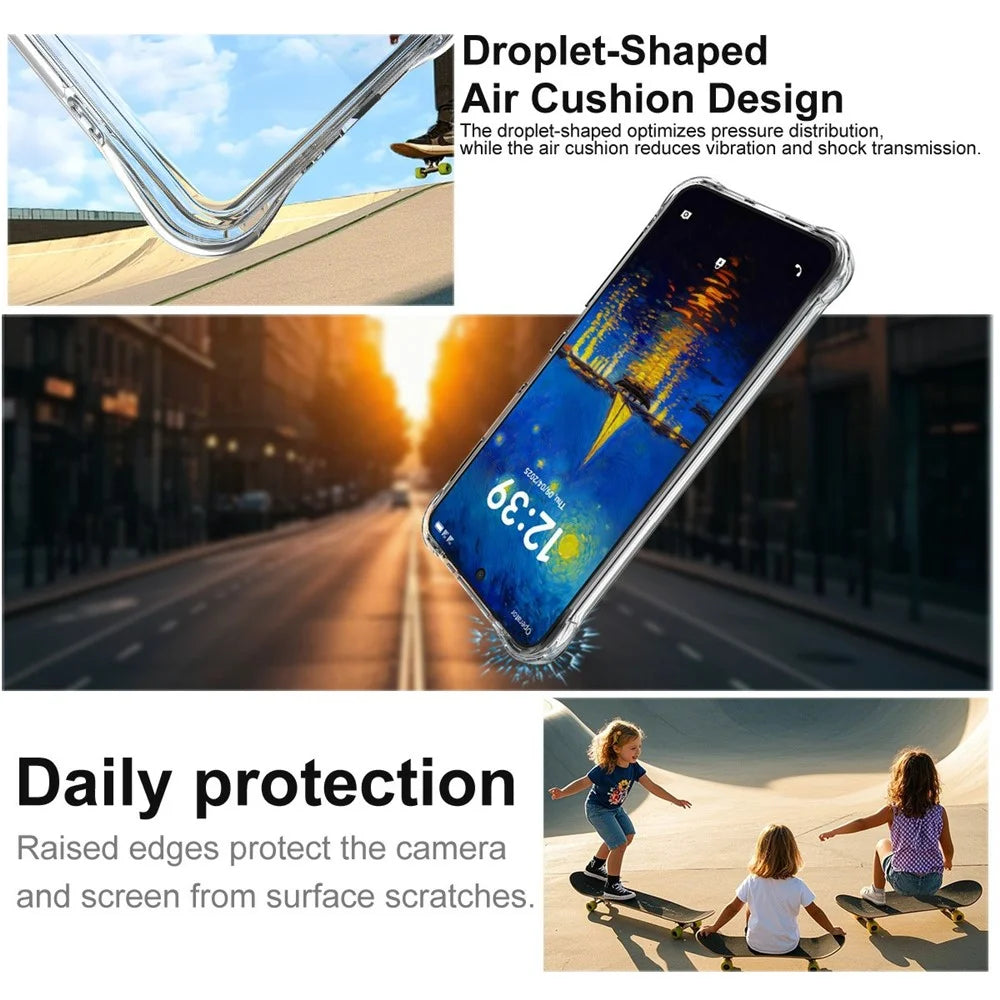 IMAK for TCL NxtPaper 60 Ultra 5G Magnetic Case Airbag Shockproof Protection TPU Phone Cover - Transparent - 6