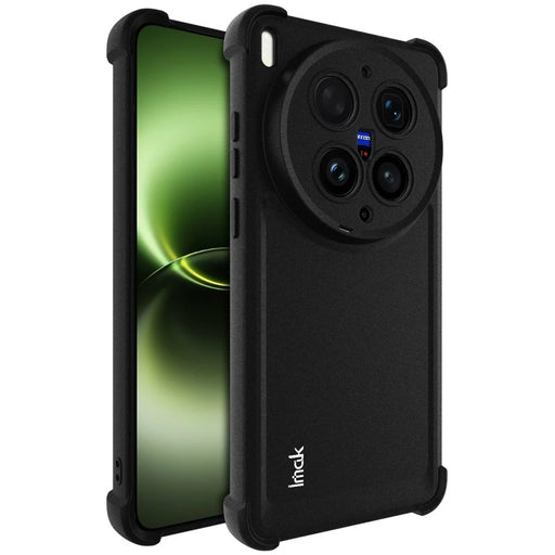 IMAK For vivo X300 Ultra 5G Case TPU Phone Cover Airbag Shockproof Protection - Matte Black - 1
