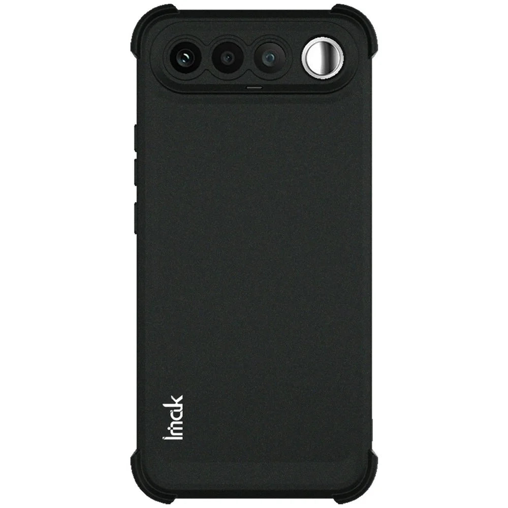 IMAK For Realme 16 5G Case TPU Phone Cover Airbag Shockproof Protection - Matte Black - 2