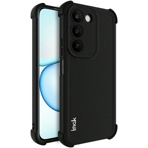 IMAK Phone Case For Realme C83 5G / P4 Lite 5G / C100 5G TPU Cover Airbag Shockproof Protection - Matte Black - 1