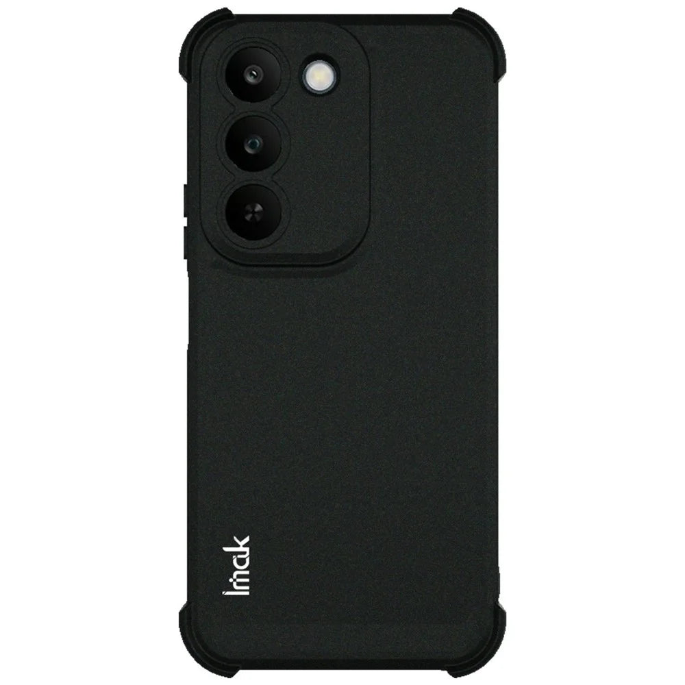 IMAK Phone Case For Realme C83 5G / P4 Lite 5G / C100 5G TPU Cover Airbag Shockproof Protection - Matte Black - 2