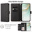 For iPhone 18 Pro Max / 17 Pro Max Case 9 Card Slots PU Leather Flip Wallet Phone Cover with Hand Strap - Black - 5