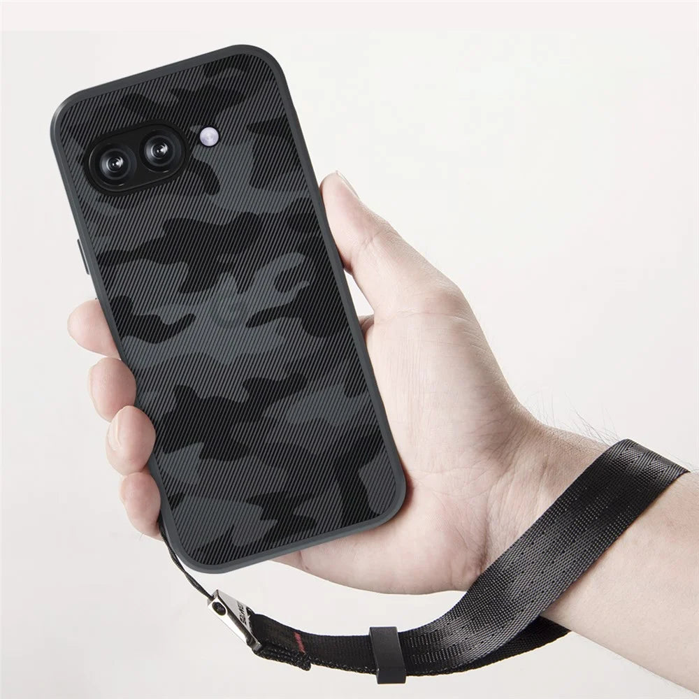 IBMRS for Google Pixel 9a Mobile Cover Soft TPU + Hard PC Case with Wrist Strap (Precision Cutouts) - Artistic Camouflage - 3