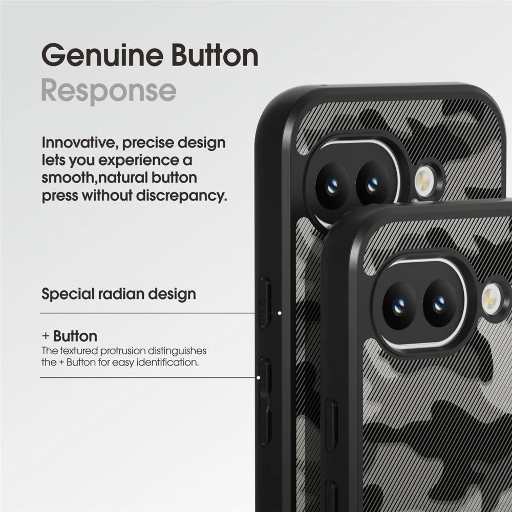 IBMRS for Google Pixel 10a Mobile Cover Soft TPU + Hard PC Case with Wrist Strap (Precision Cutouts) - Artistic Camouflage - 6