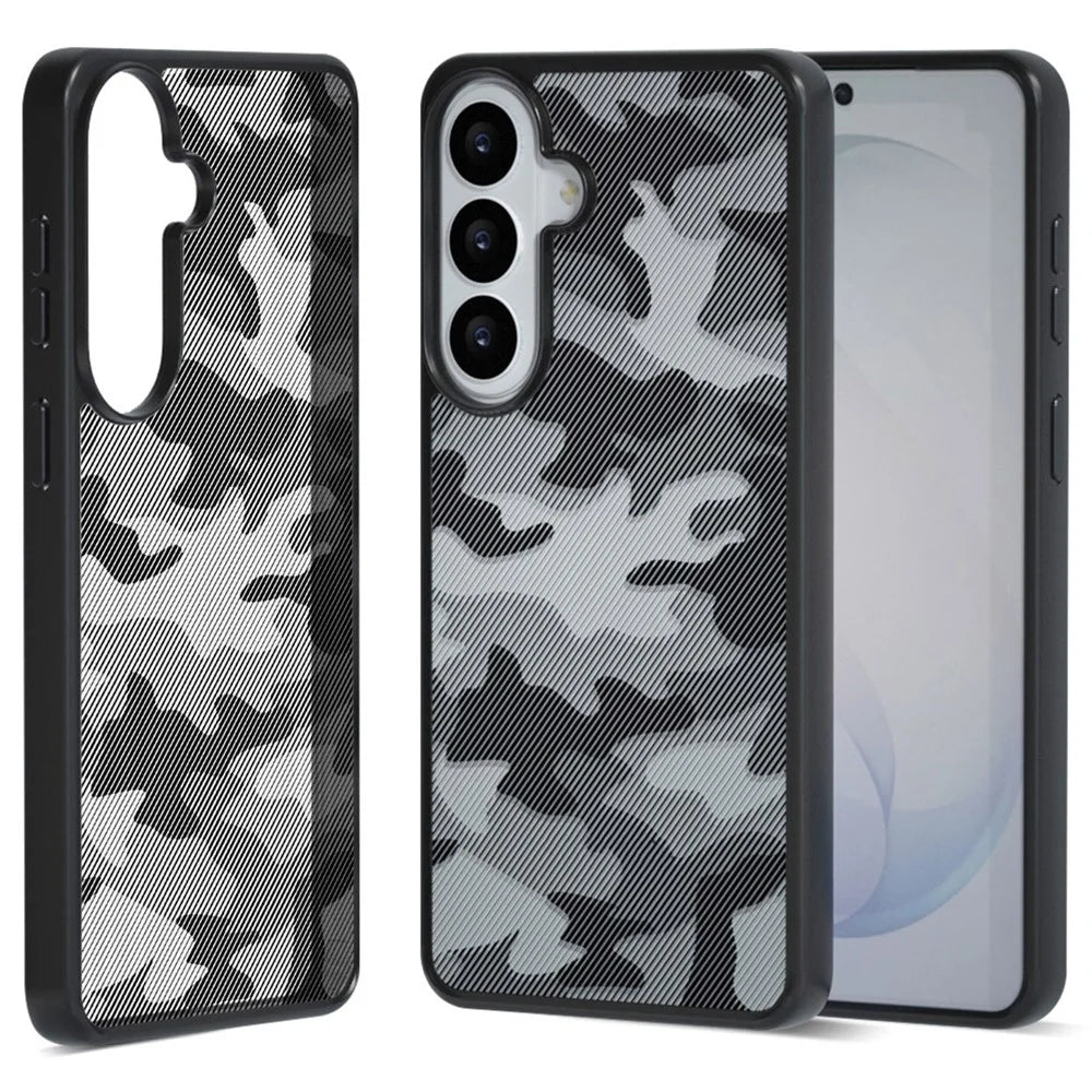 IBMRS for Samsung Galaxy S26+ Mobile Cover Soft TPU + Hard PC Case with Wrist Strap (Precision Cutouts) - Artistic Camouflage - 2