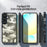 IBMRS for Samsung Galaxy S25+ Mobile Cover Soft TPU + Hard PC Case with Wrist Strap (Precision Cutouts) - Artistic Camouflage - 4