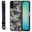 IBMRS for Samsung Galaxy A06 5G Mobile Cover Soft TPU + Hard PC Case with Wrist Strap (Precision Cutouts) - Artistic Camouflage - 1