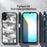 IBMRS for Samsung Galaxy A06 5G Mobile Cover Soft TPU + Hard PC Case with Wrist Strap (Precision Cutouts) - Artistic Camouflage - 5
