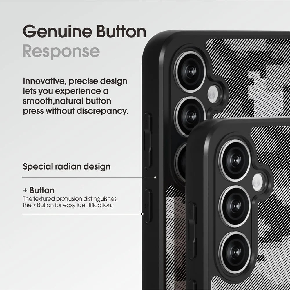 IBMRS for Samsung Galaxy A37 5G Mobile Cover Soft TPU + Hard PC Case with Wrist Strap (Precision Cutouts) - Artistic Camouflage - 7