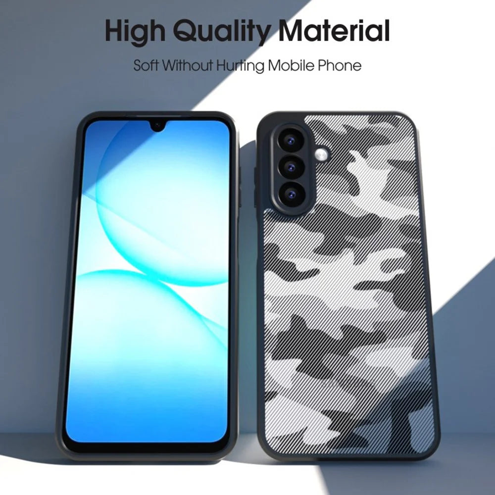 IBMRS for Samsung Galaxy A57 5G Mobile Cover Soft TPU + Hard PC Case with Wrist Strap (Precision Cutouts) - Artistic Camouflage - 6
