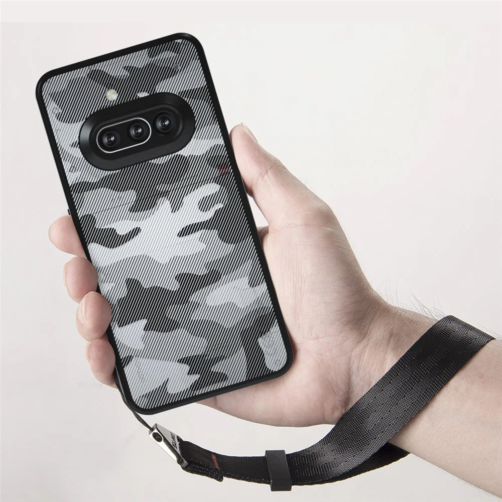 IBMRS for Nothing Phone (3a) Mobile Cover Soft TPU + Hard PC Case with Wrist Strap (Precision Cutouts) - Frosted Black - 4