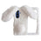 For Samsung Galaxy Z Fold8 Ultra Case Bunny Ears Winter Plush Hard PC Phone Cover - White - 1