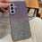 For Samsung Galaxy A57 5G Case Gradient Glitter TPU+PC Phone Cover with Rhinestones Decor Camera Frame - Gradient Purple - 2