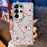 For Samsung Galaxy S25 Ultra Case Butterfly Pattern Rhinestone TPU + PC IMD Phone Cover - B1 - 1